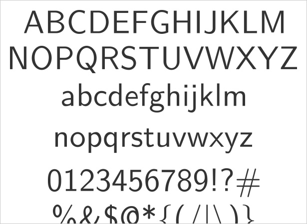 simple modern fonts