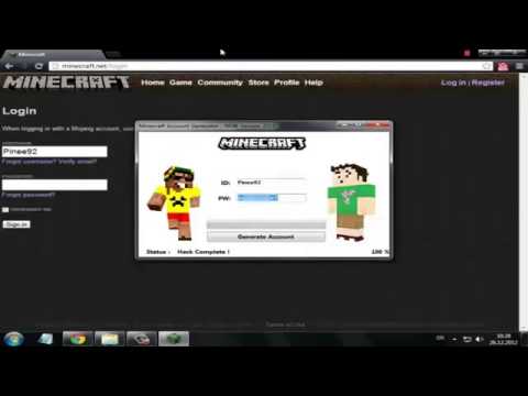 minecraft hacked accounts with passwords